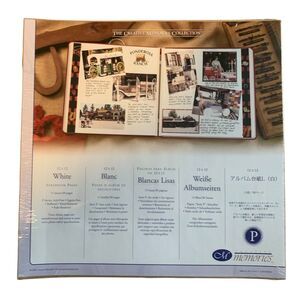 Creative Memories Collection White Scrapbook Pages 15 Sheets 30 Pages